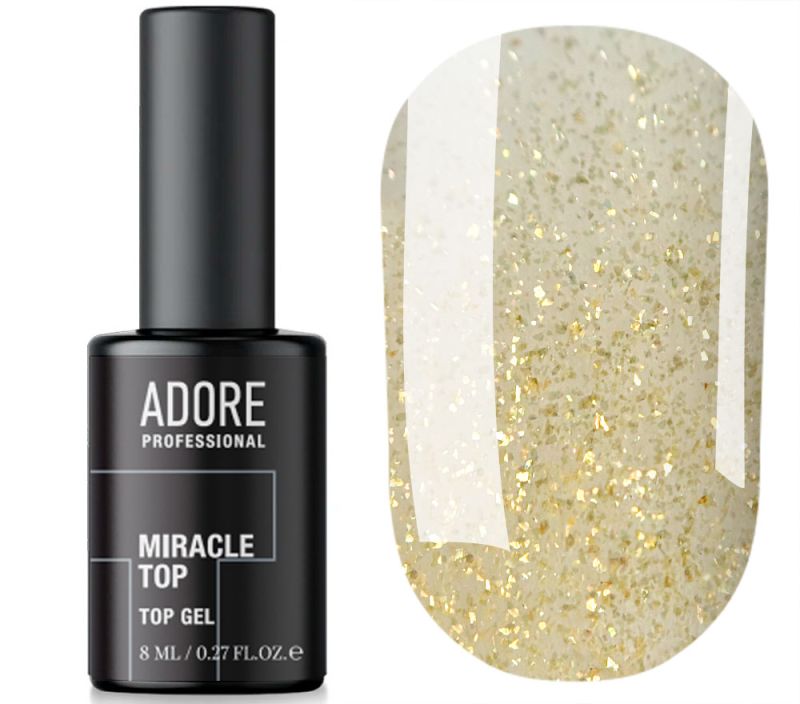 ADORE Miracle Top-топ с частици-№01, 8 мл