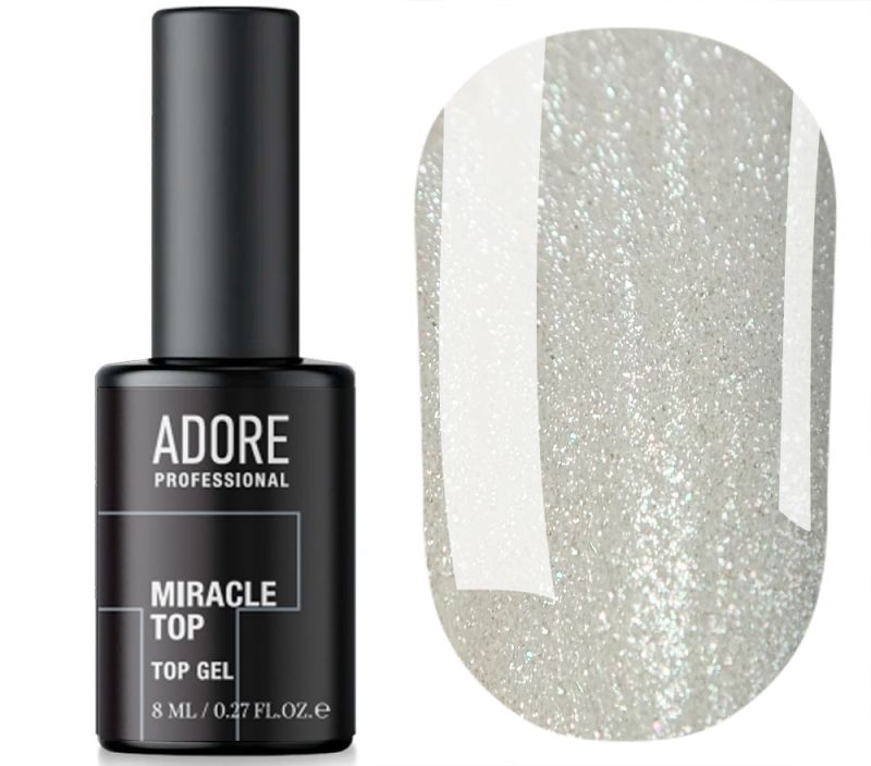 ADORE Miracle Top-топ с частици-№01, 8 мл