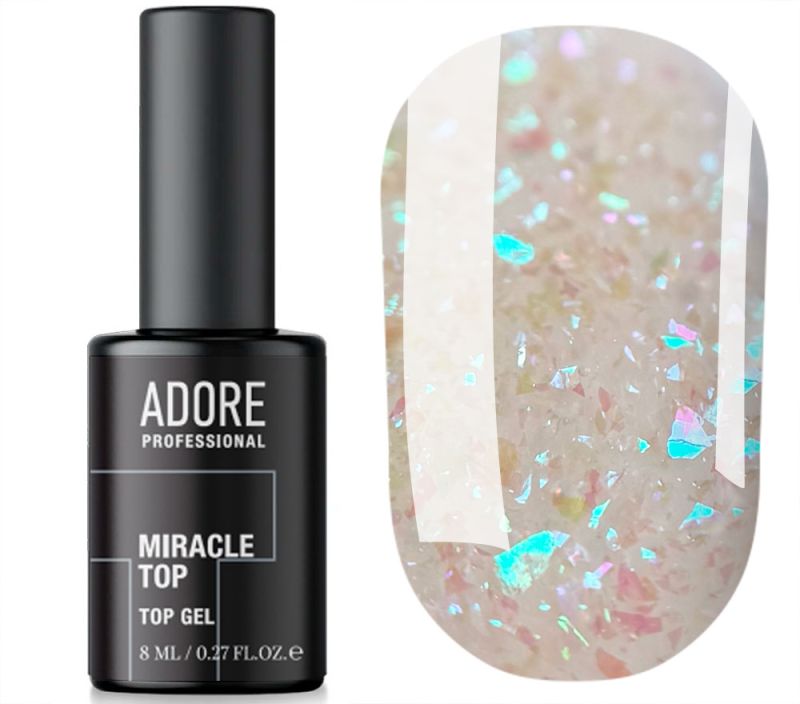 ADORE Miracle Top-топ с частици-№01, 8 мл