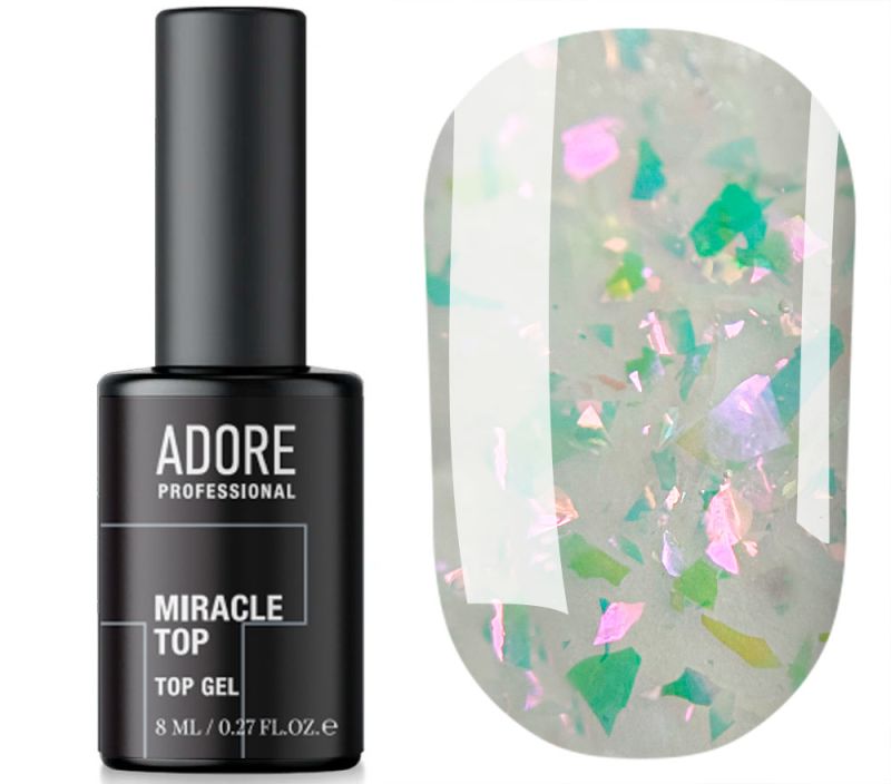 ADORE Miracle Top-топ с частици-№01, 8 мл