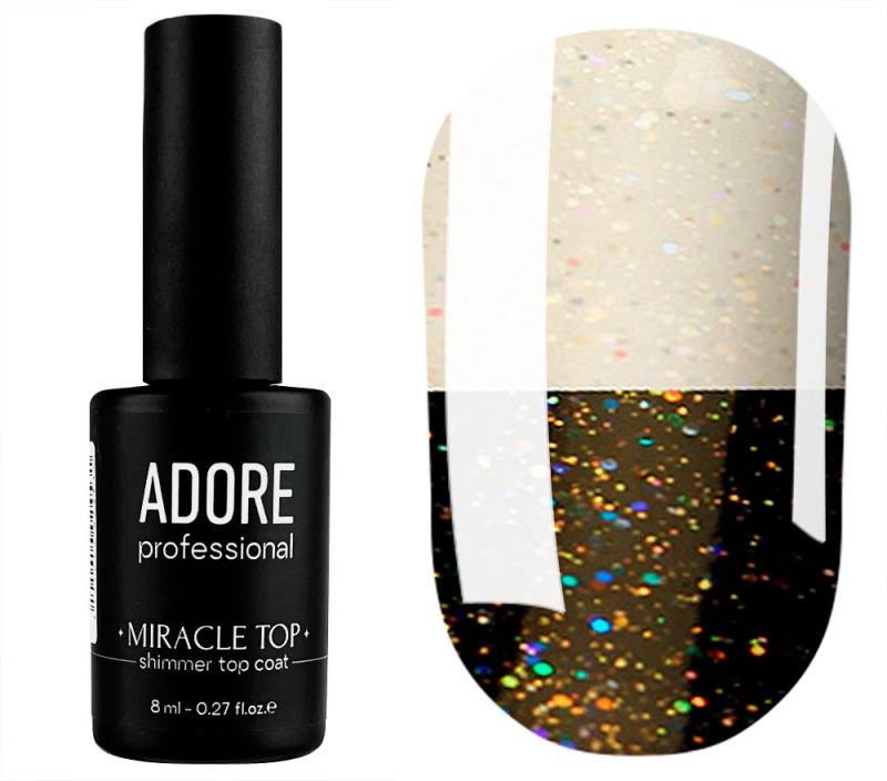 ADORE Miracle Top-топ с частици-№01, 8 мл