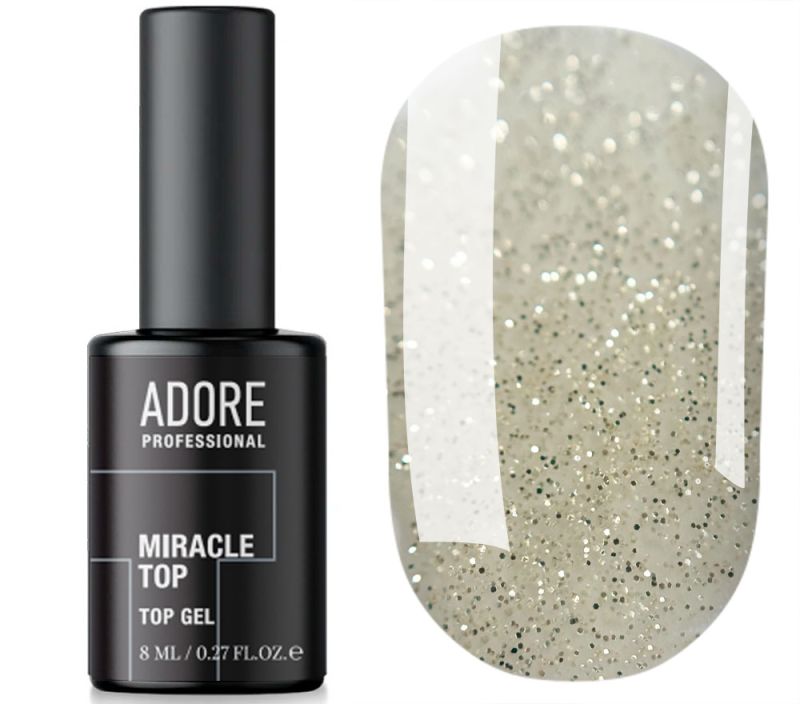 ADORE Miracle Top-топ с частици-№01, 8 мл