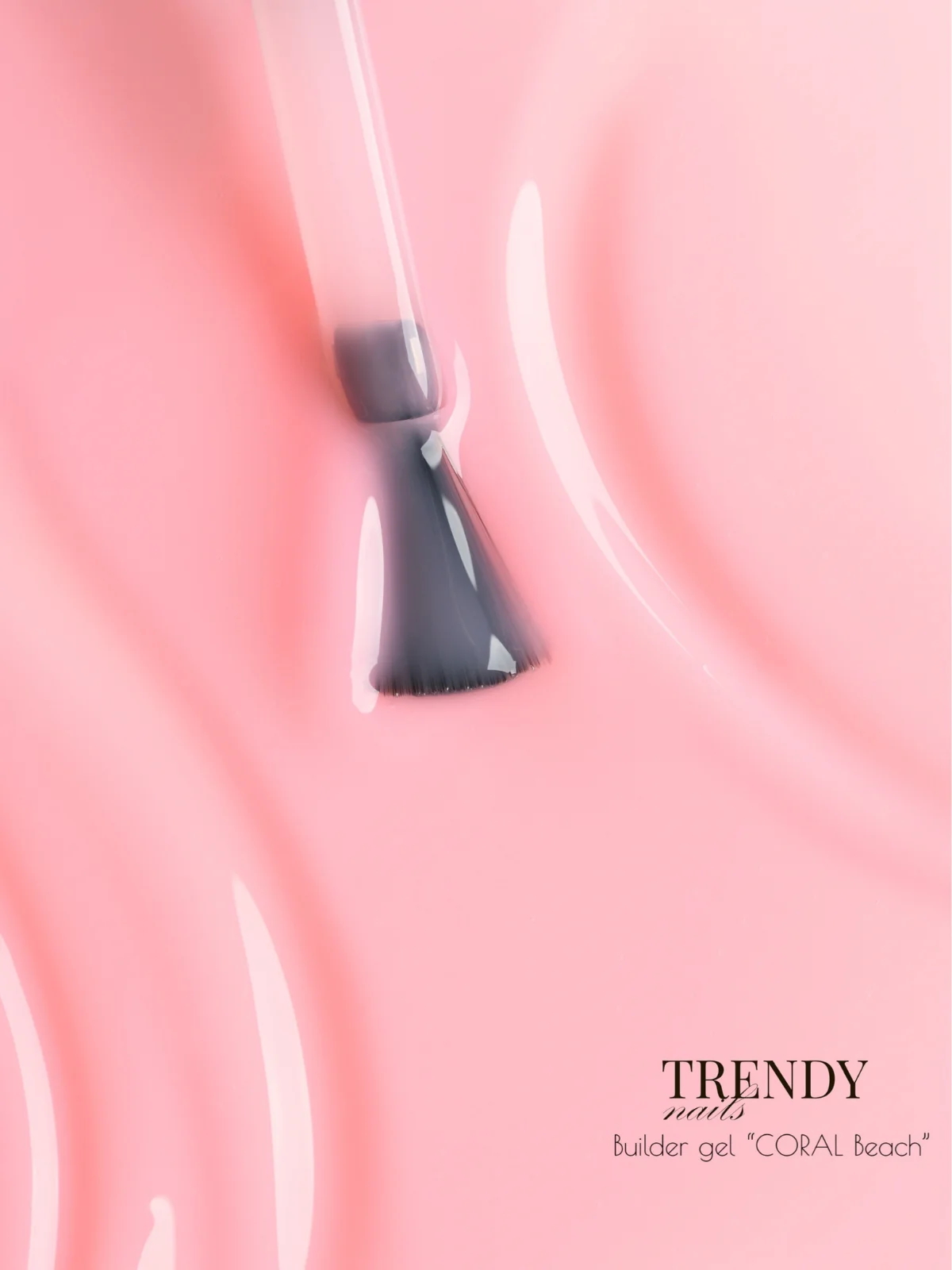 TrendyNails Builder Gel-Гел в бутилка Beach Coral 15мл - Image 2