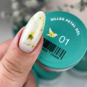 Siller Petal Gel 01 - Гел за изграждане с цветя 15мл