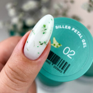 Siller Petal Gel 02 - Гел за изграждане с цветя 15мл