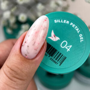 Siller Petal Gel 04 - Гел за изграждане с цветя 15мл