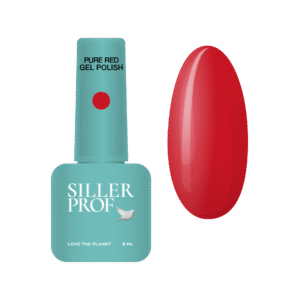 Siller Pure Red- плътен червен гел лак 8 мл