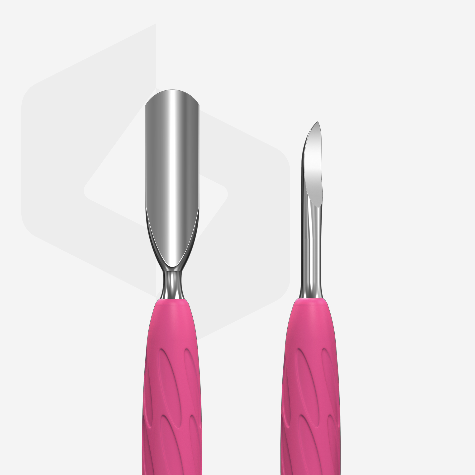 Маникюрен избутвач Gummy със силиконова дръжка UNIQ 10 TYPE 6 - Image 2