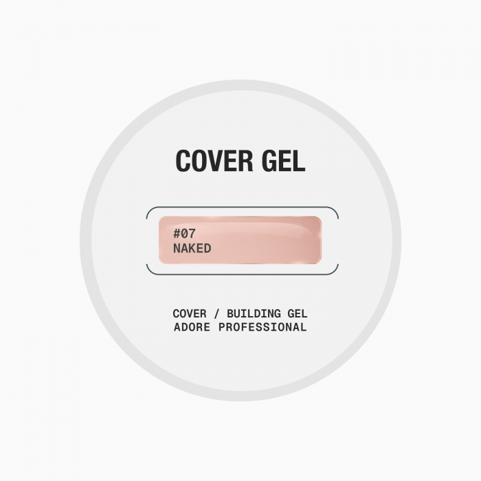 ADORE Cover Gel гел за изграждане 30g №07 –naked - Image 3