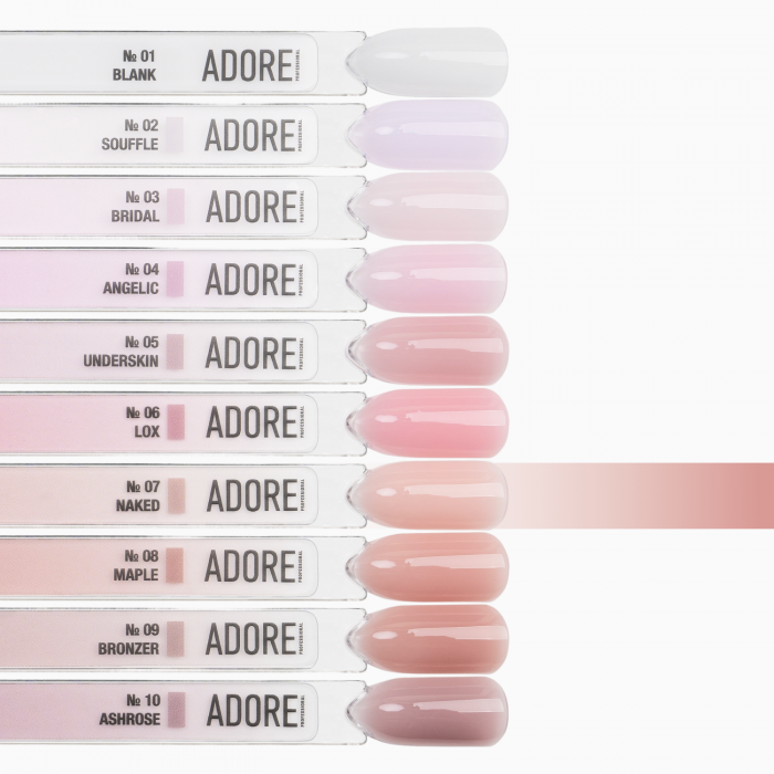 ADORE Cover Gel гел за изграждане 30g №07 –naked