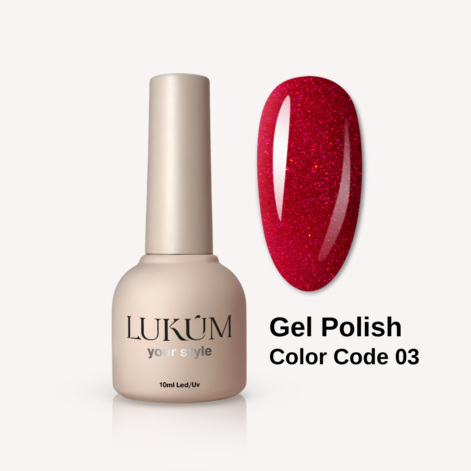 LUKUM Gel Polish – Гел лак 03,10 мл - Image 2