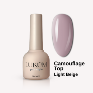 LUKUM Cover Top – Цветен топ светло бежов,10 мл
