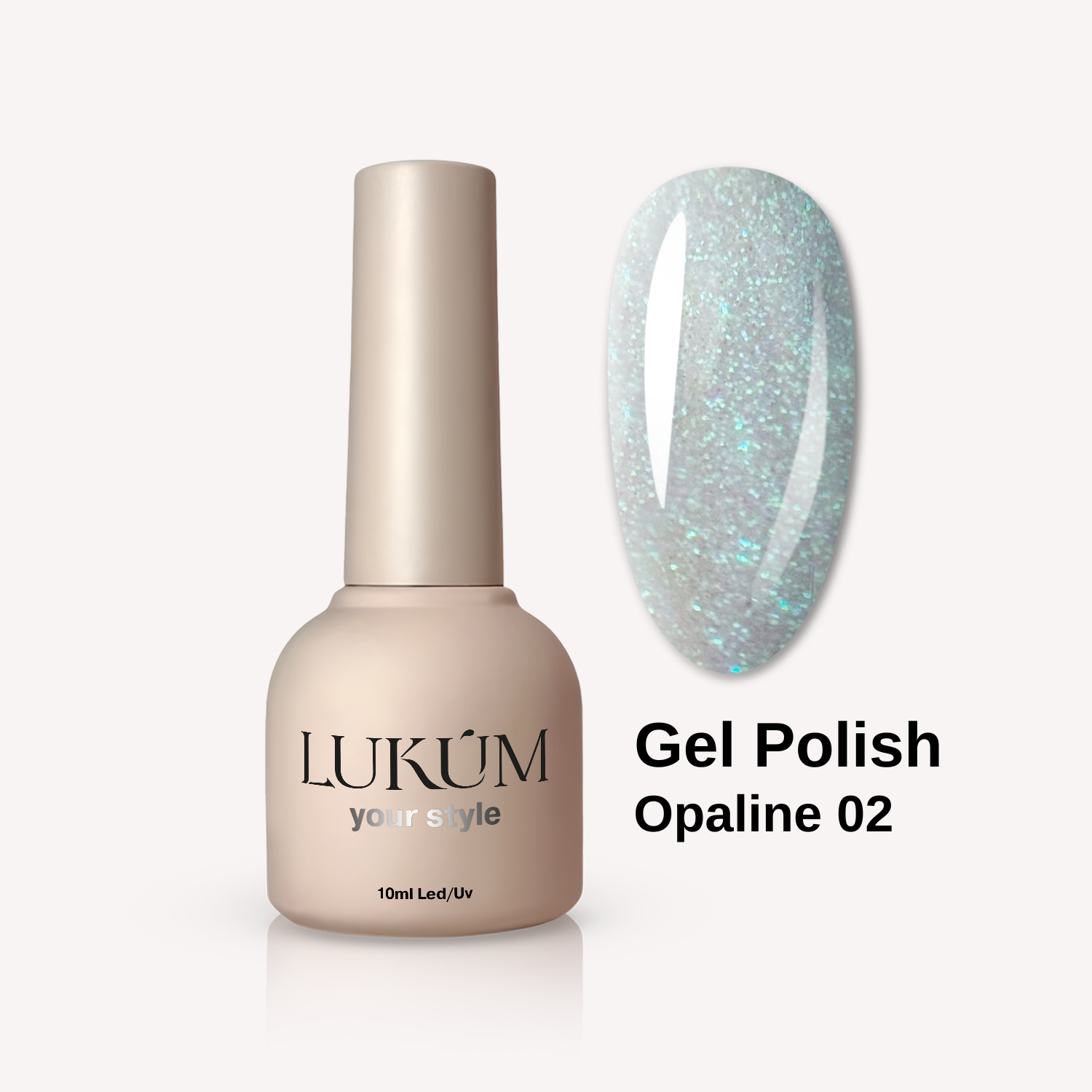 LUKUM Gel Polish – Гел лак Opaline, 10 мл