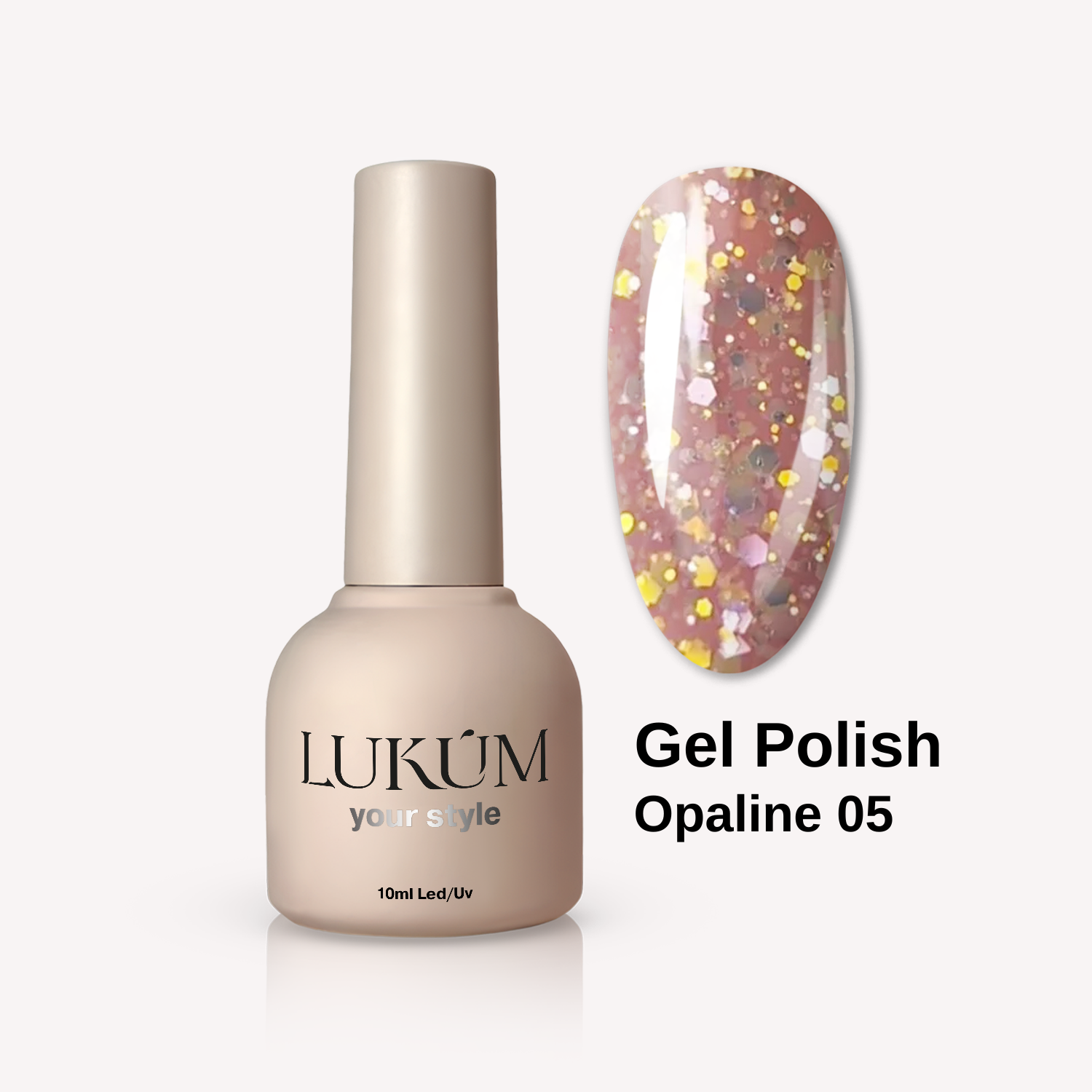 LUKUM Gel Polish – Гел лак Opaline, 10 мл