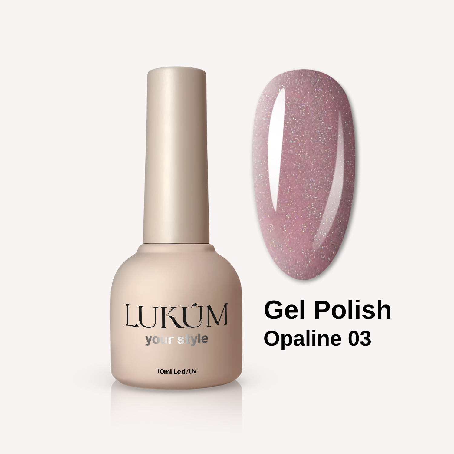 LUKUM Gel Polish – Гел лак Opaline, 10 мл