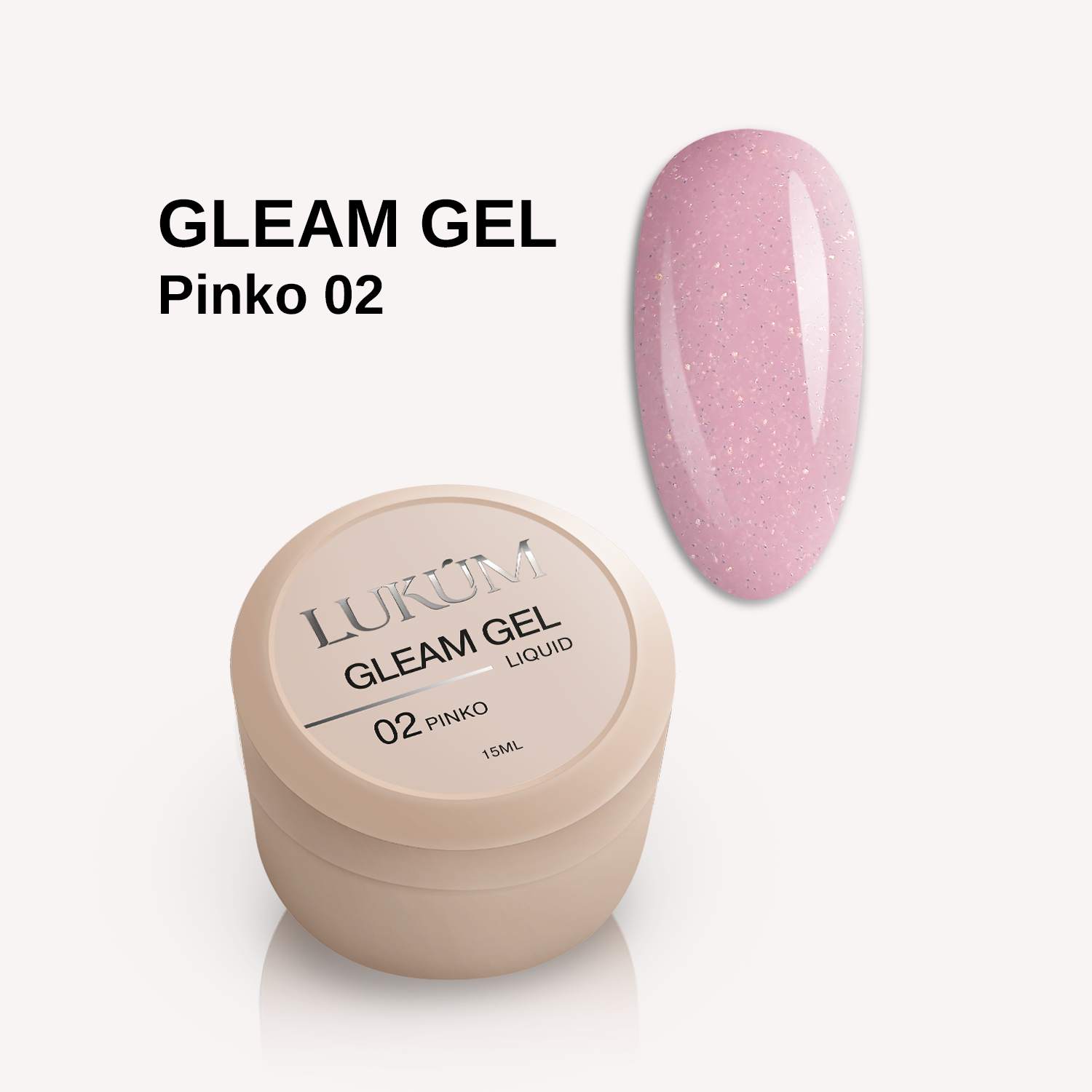 LUKUM Gleam Builder Gel – Гел за изграждане 01-15мл