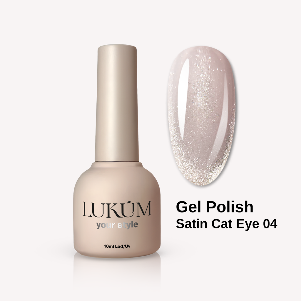 LUKUM Satin Cat Eye Gel Polish – Гел лак котешко око 01,10 мл