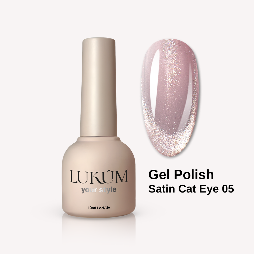 LUKUM Satin Cat Eye Gel Polish – Гел лак котешко око 01,10 мл