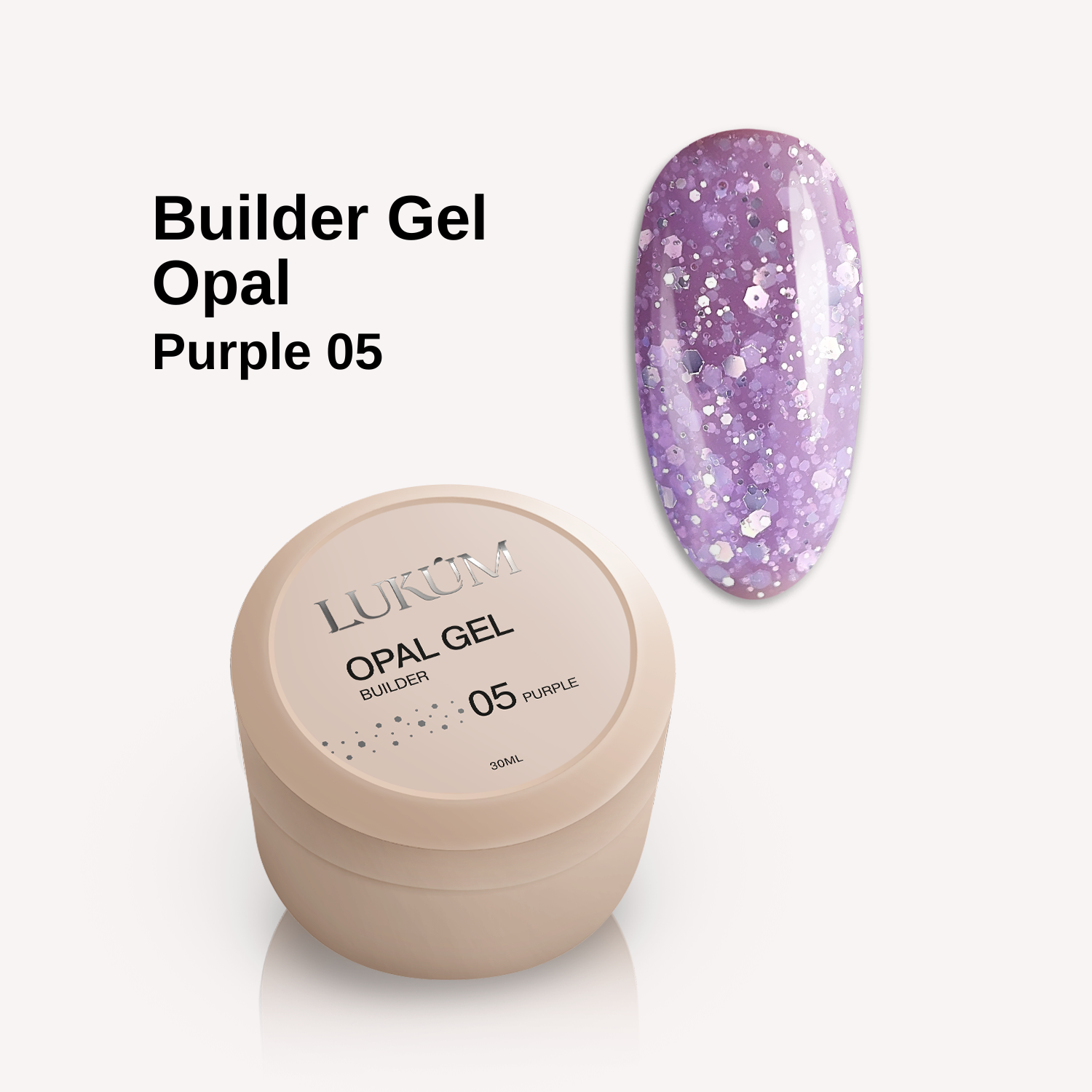 LUKUM Opal Builder Gel – Гел за изграждане 01-15мл