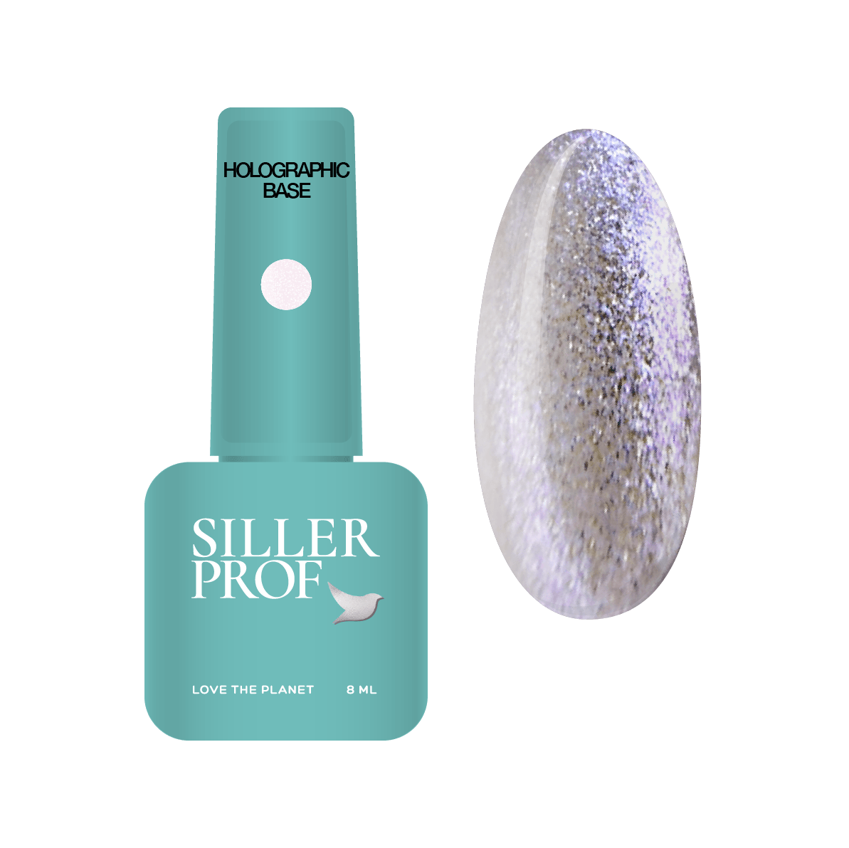 Siller Holographic Base – База с частици, 8 мл
