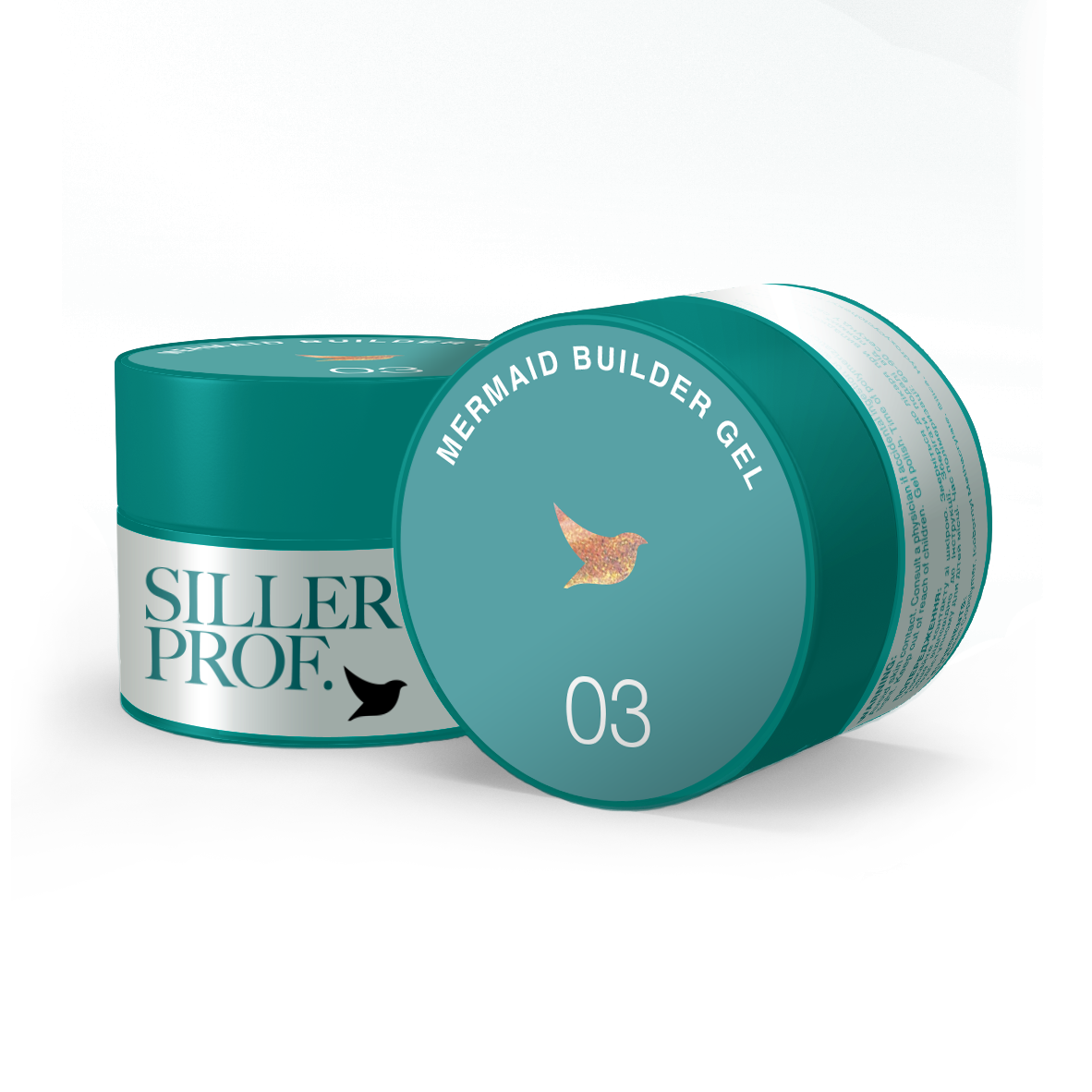 Siller Mermaid Gel - цветен гел за изграждане 01 - 15 мл