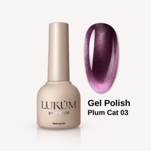 LUKUM Plum Cat Eye Gel Polish – Гел лак котешко око 01,10 мл